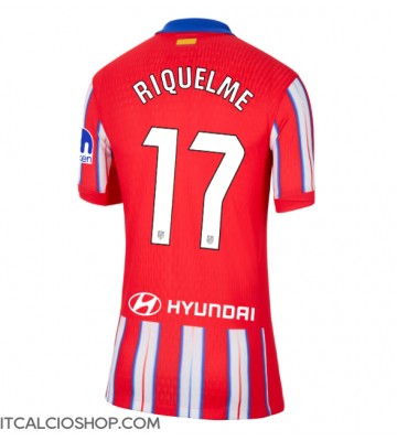 Atletico Madrid Rodrigo Riquelme #17 Prima Maglia Femmina 2024-25 Manica Corta